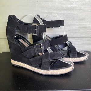 Balenciaga Suede Espadrille Sandal